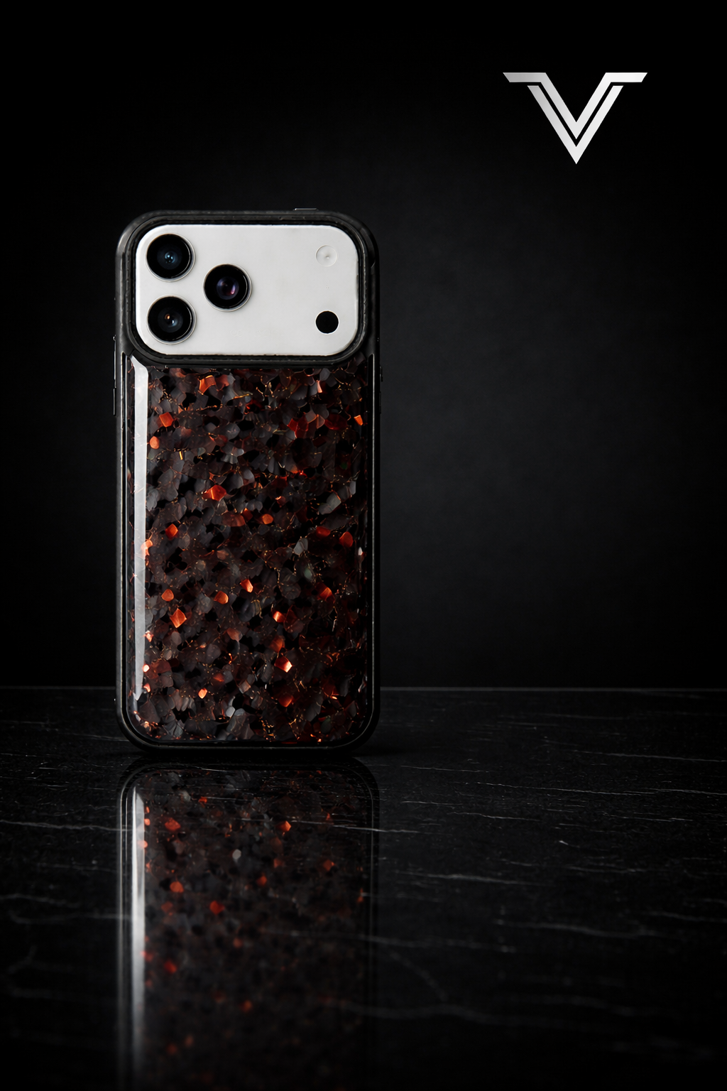 VλLOᏒ Forged Carbon Rosso — iPhone 17 Series