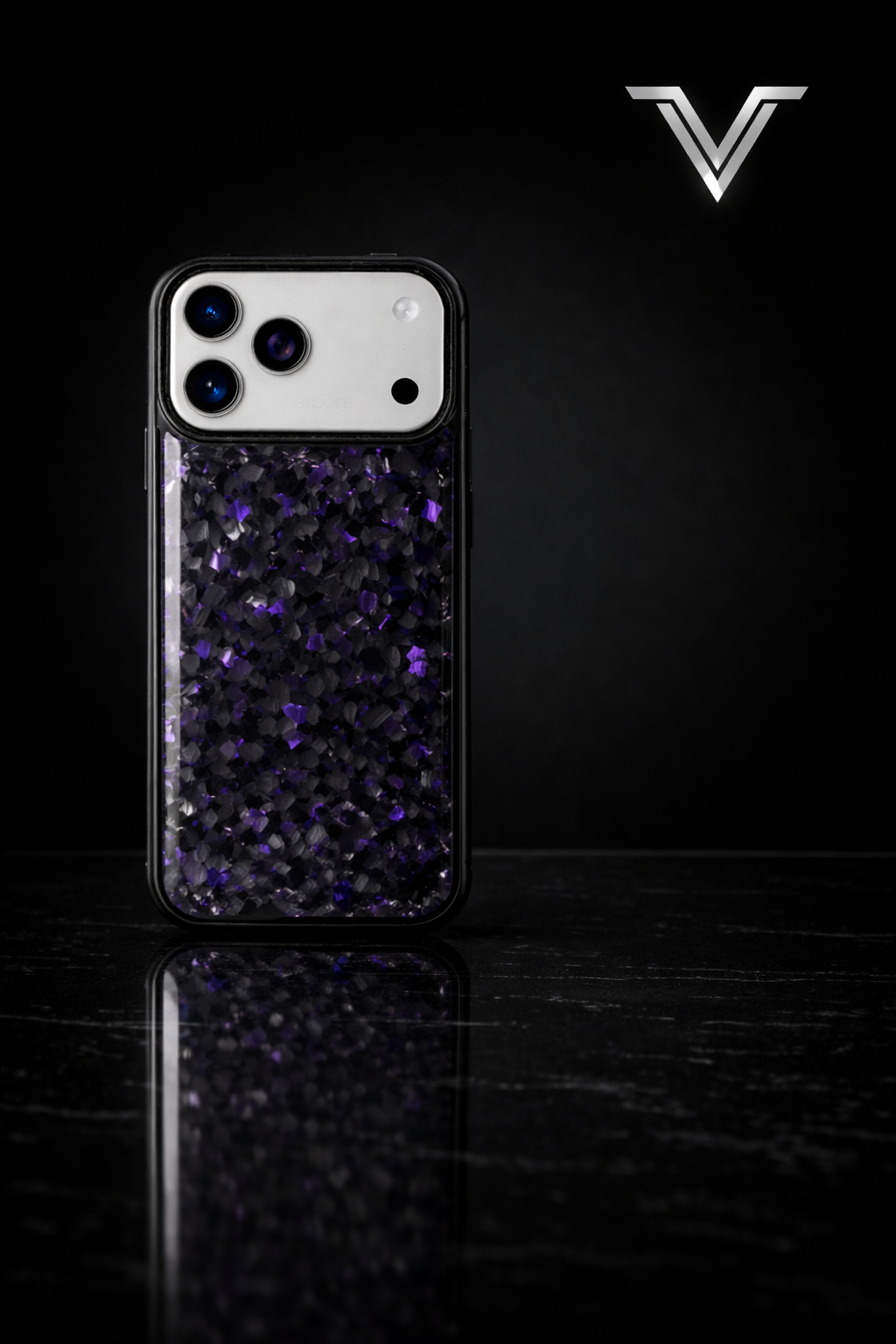 VλLOᏒ Forged Carbon Amethyst — iPhone 17 Series