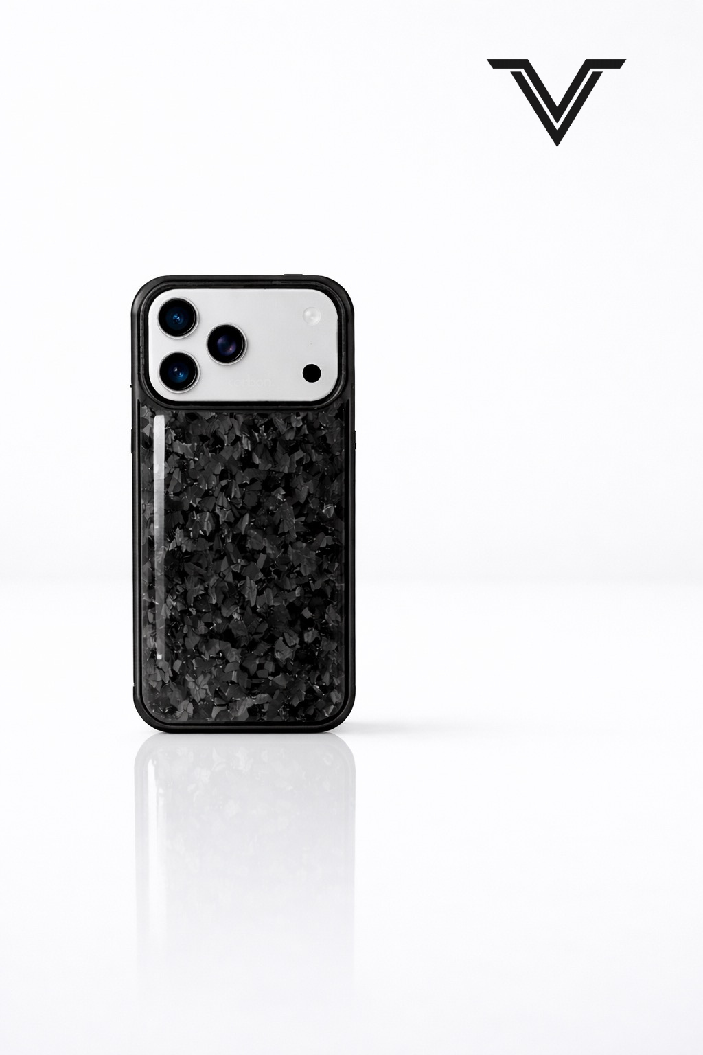 VλLOᏒ Forged Carbon Noir — iPhone 17 Pro/Pro Max
