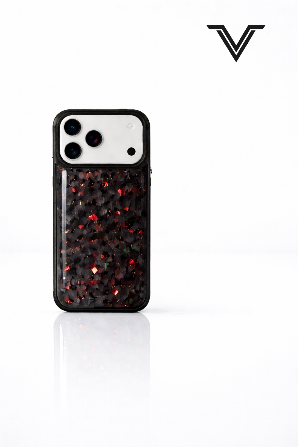 VλLOᏒ Forged Carbon Rosso — iPhone 17 Series